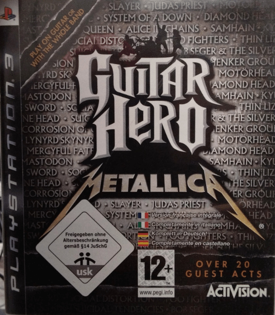 Guitar Hero Greatest Hits box art for Playstation 3